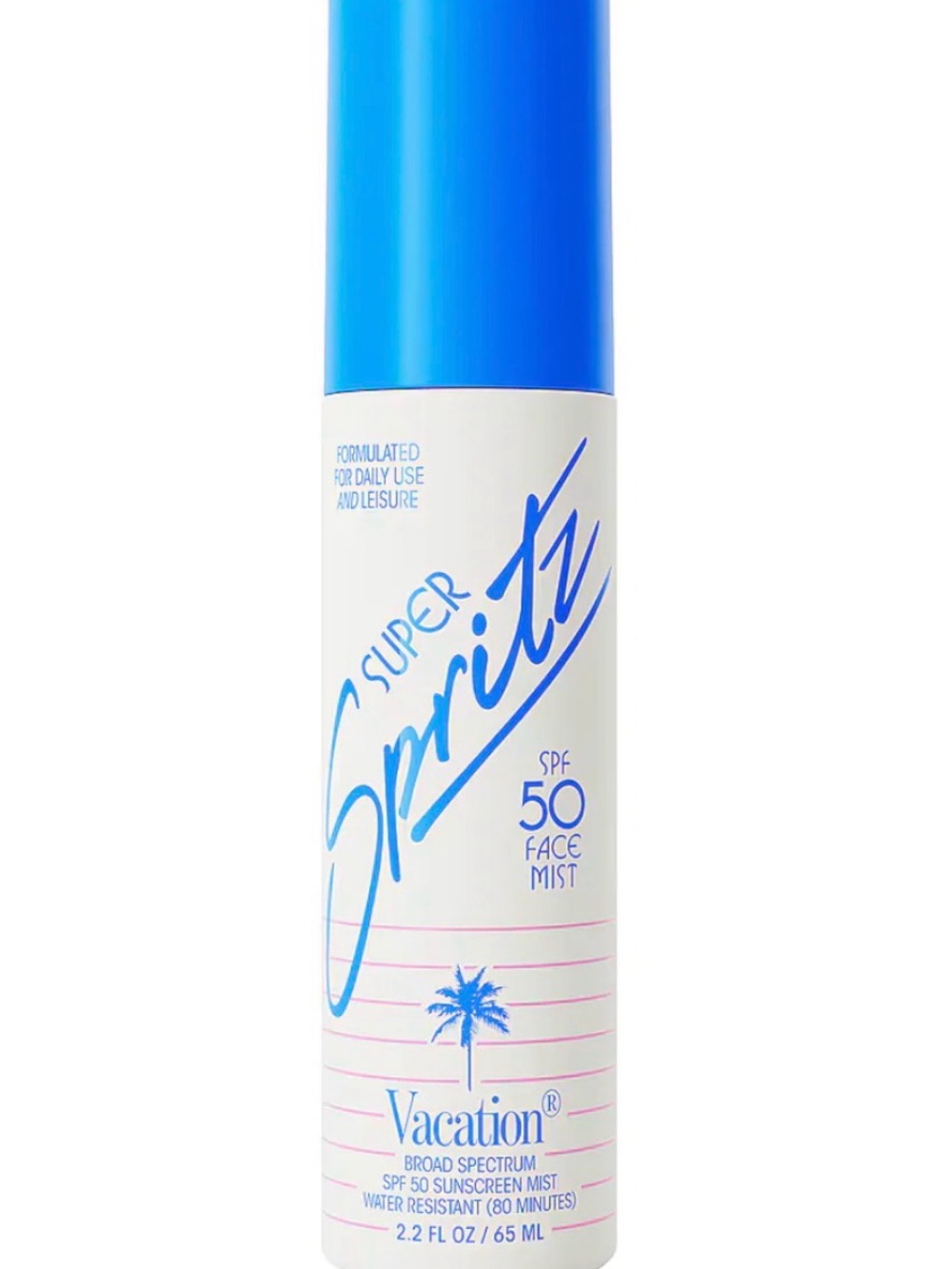 Vacation Super Spritz SPF 50 Blue Face Mist
